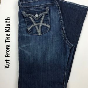 Kut From The Kloth So Low Jeans, size 14